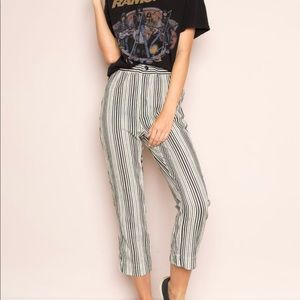 Brandy Melville Tilden Pants cream and black
